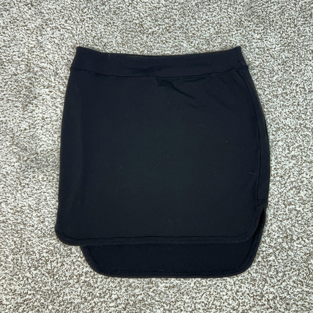 Lululemon Skirt Womens 10 Black‎ Athletic Running Tennis Stretch Sport Casual